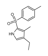 4-ethyl-3-methyl-2-(p-toluenesulfonyl)-1H-pyrrole Structure