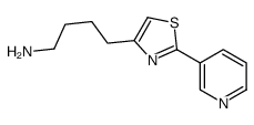 4-(2-pyridin-3-yl-1,3-thiazol-4-yl)butan-1-amine Structure