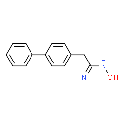 [1,1'-BIPHENYL]-4-ETHANIMIDAMIDE, N-HYDROXY结构式