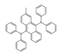 2-methyl-9-N,9-N,10-N,10-N-tetraphenylanthracene-9,10-diamine结构式