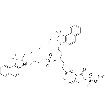 ICG-Sulfo-OSu sodium structure