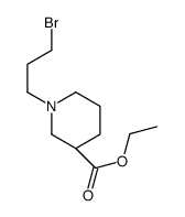 ethyl (3R)-1-(3-bromopropyl)piperidine-3-carboxylate结构式