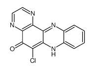 6-chloro-7H-pyrazino[2,3-a]phenazin-5-one结构式