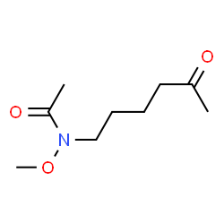 Acetamide,N-methoxy-N-(5-oxohexyl)-结构式