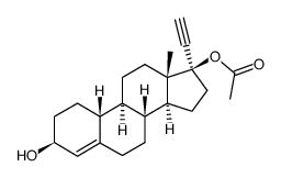 ethynodiol acetate Structure