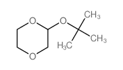 1,4-Dioxane,2-(1,1-dimethylethoxy)- Structure