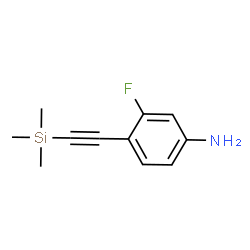 3-氟-4-[(三甲基硅基)乙炔基]苯胺图片