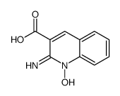 3-Quinolinecarboxylicacid,2-amino-,1-oxide(8CI,9CI)结构式