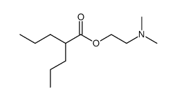 2-Propyl-pentanoic acid 2-dimethylamino-ethyl ester Structure