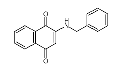 2-(benzylamino)naphthalene-1,4-dione Structure