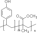 POLY(4-VINYLPHENOL-CO-METHYL METHACRYLATE) structure