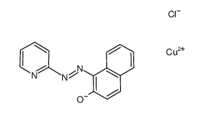 [copper(II)(1-(2-pyridylazo)-2-naphthol-1H)Cl]结构式