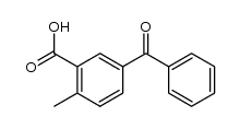 5-benzoyl-2-methyl-benzoic acid Structure