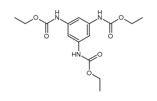 triethyl N',N'',N'''-1,3,5-triaminobenzenetricarbamate结构式