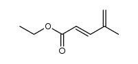 Ethyl 4-methyl-2,4-pentadienoate结构式