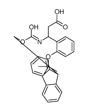 3-N-FMOC-AMINO-3-(2-T-BUTOXYPHENYL)PROPIONIC ACID Structure