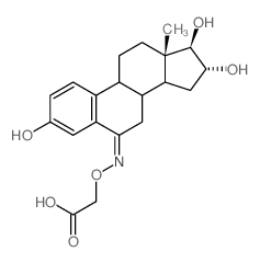 6-Oxoestriol (carboxymethyl)oxime Structure