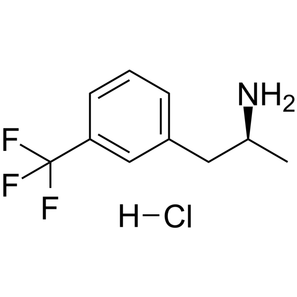 去甲芬氟拉明盐酸盐结构式