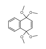 1,1,4,4-Tetramethoxy-1,4-dihydronaphthalene结构式