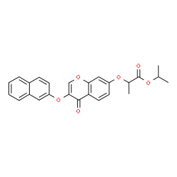 Isopropyl 2-{[3-(2-naphthyloxy)-4-oxo-4H-chromen-7-yl]oxy}propanoate picture