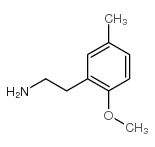 2-(2-甲氧基-5-甲基苯基)乙胺结构式