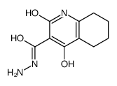 2-Hydroxy-4-oxo-1,4,5,6,7,8-hexahydro-3-quinolinecarbohydrazide Structure