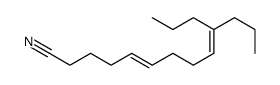 10-propyltrideca-5,9-dienenitrile Structure