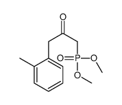 1-dimethoxyphosphoryl-3-(2-methylphenyl)propan-2-one Structure