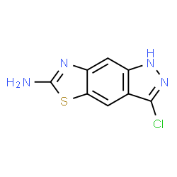 1H-Pyrazolo[3,4-f]benzothiazol-6-amine,3-chloro-(9CI) Structure