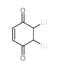 5,6-dichlorocyclohex-2-ene-1,4-dione结构式