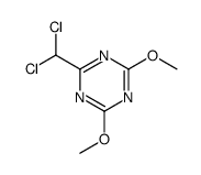 2-(dichloromethyl)-4,6-dimethoxy-1,3,5-triazine结构式