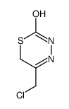 2H-1,3,4-Thiadiazin-2-one,5-(chloromethyl)-3,6-dihydro-(9CI) Structure