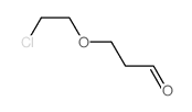 3-(2-chloroethoxy)propanal structure