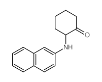 2-(naphthalen-2-ylamino)cyclohexan-1-one Structure