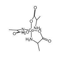 α-trialaninecobalt(III) Structure