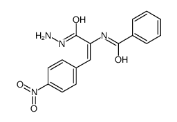 N-[(Z)-3-hydrazinyl-1-(4-nitrophenyl)-3-oxoprop-1-en-2-yl]benzamide Structure