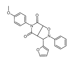 3-(furan-2-yl)-5-(4-methoxyphenyl)-2-phenyl-3a,6a-dihydro-3H-pyrrolo[3,4-d][1,2]oxazole-4,6-dione Structure