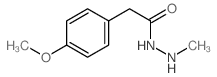 Benzeneacetic acid, 4-methoxy-, 2-methylhydrazide picture