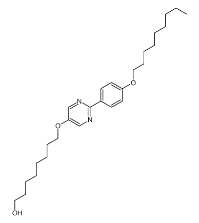 8-[2-(4-nonoxyphenyl)pyrimidin-5-yl]oxyoctan-1-ol Structure