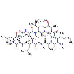 异构环孢菌素A结构式