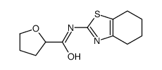 2-Furancarboxamide,tetrahydro-N-(4,5,6,7-tetrahydro-2-benzothiazolyl)-(9CI) structure