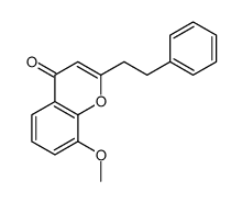 8-methoxy-2-(2-phenylethyl)chromen-4-one结构式