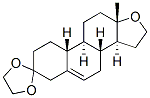 17-Oxoestr-5-en-3-one ethylene acetal structure