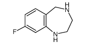 8-Fluoro-2,3,4,5-tetrahydro-1hbenzo[e][1,4]diazepine Structure