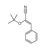 2-[(2-methylpropan-2-yl)oxy]-3-phenylprop-2-enenitrile Structure