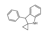 3-phenylspiro[1,3-dihydroindole-2,1'-cyclopropane]结构式