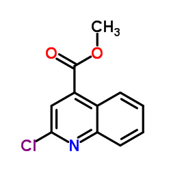 Methyl 2-chloro-4-quinolinecarboxylate structure