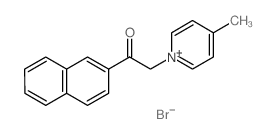 2-(4-methylpyridin-1-yl)-1-naphthalen-2-yl-ethanone结构式