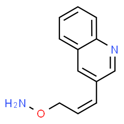 Quinoline, 3-[(1Z)-3-(aminooxy)-1-propenyl]- (9CI)结构式