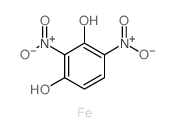 1,3-Benzenediol,2,4-dinitro-, iron(3+) salt (1:1) structure